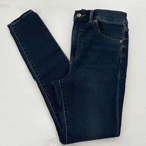 Express skinny, jean high-rise